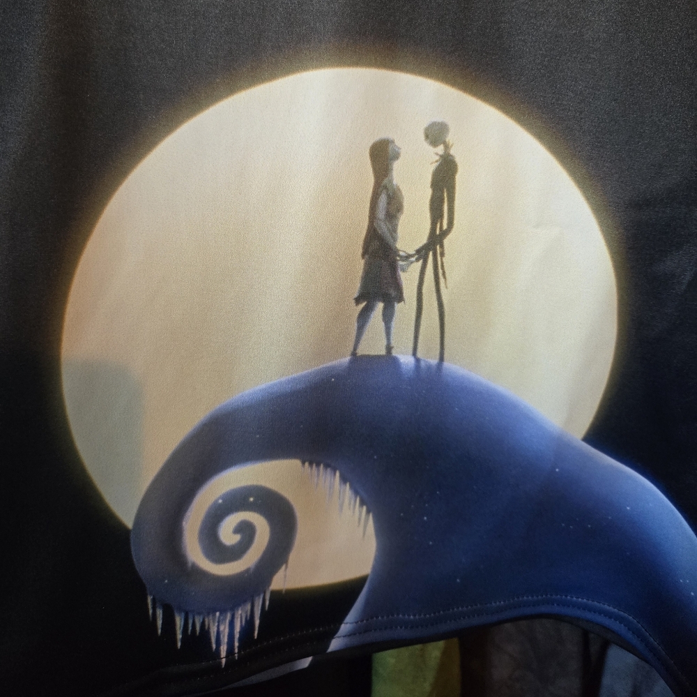 Blackmilk Nightmare Before Christmas Reversible Crop Top XL - Picture 5 of 7